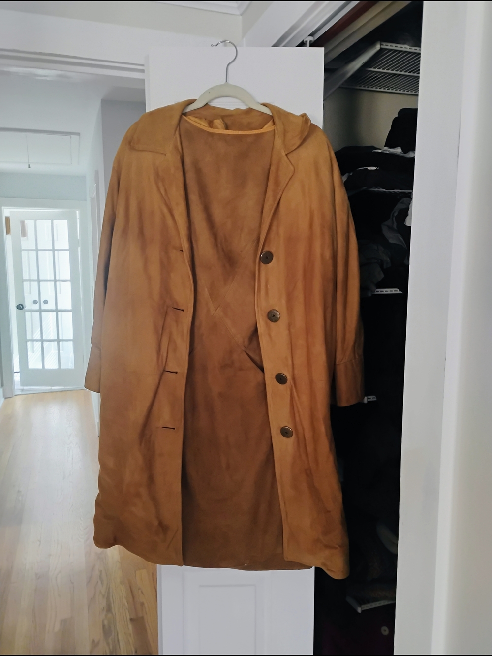 Samuel Robert 100% Sweade Suit Dress And Coat* 1960's Vintage Size 4